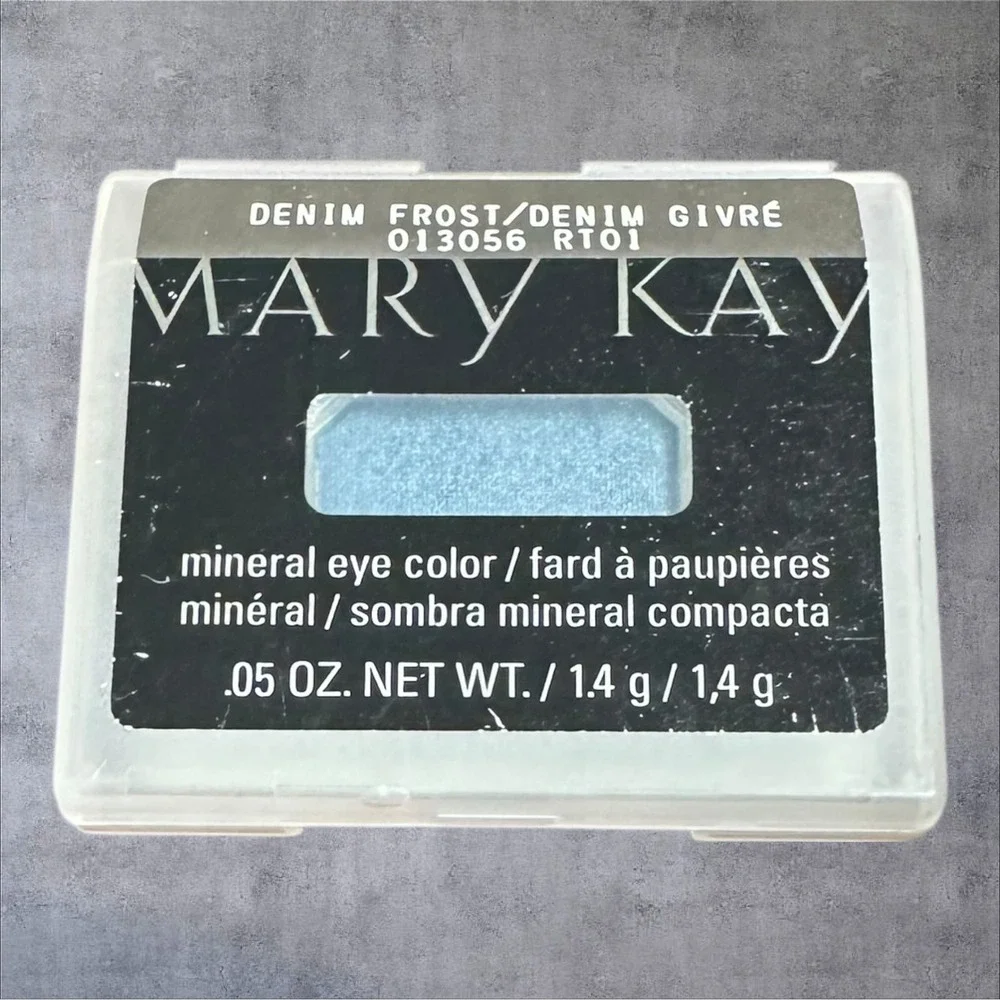 Mary Kay Mineral Eye Color Denim Frost 013056 New Shimmer 0.05 oz Refill Pan